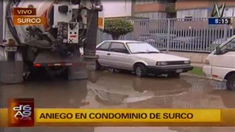 Surco Aniego cubrió el primer piso de ocho viviendas tras rotura de