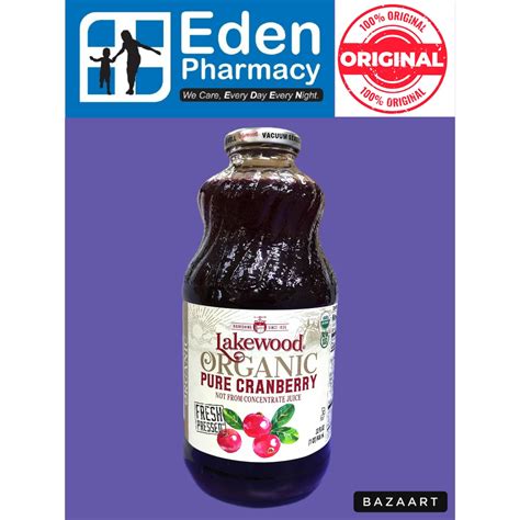 Lakewood Organic Pure Cranberry 946ml Shopee Malaysia