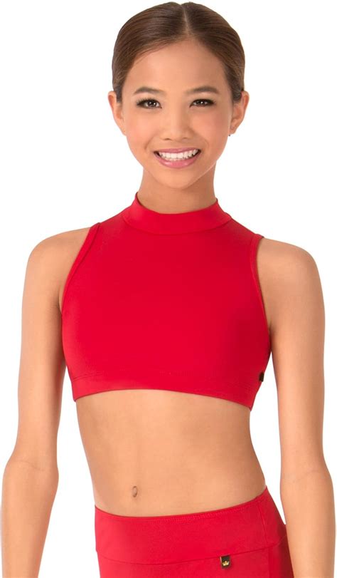 Girls Mila Triangle Back Dance Crop Top ME566CNUDPT Nude PreTeen Amazon Mx Ropa Zapatos