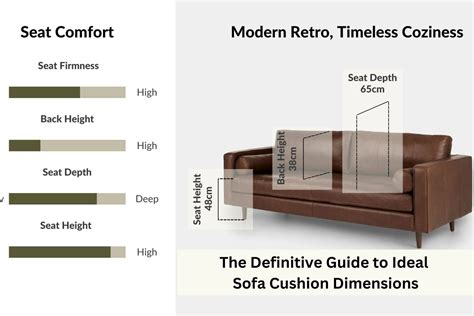 Guide to Ideal Sofa Cushion Dimensions