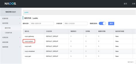 若依微服务springcloud版—基于nacosfeign实现服务调用和负载均衡 源码巴士