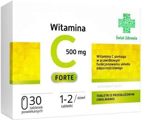 Synoptis Pharma Sp Z O O Świat Zdrowia Witamina C 500Mg 30Tabl