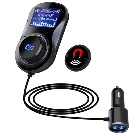 Bluetooth Hands Free Fm Modulator Stereo Car Mp Player Audio Adaptor