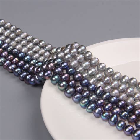 Blue Pearl Beads Freshwater Blue Water Natural Pearls Natural Pearl Beads Blue Beads