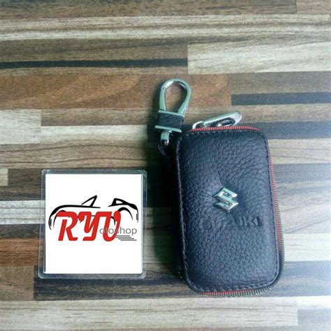 Jual Gantungan Kunci Dompet STNK Motif Logo Suzuki Shopee Indonesia