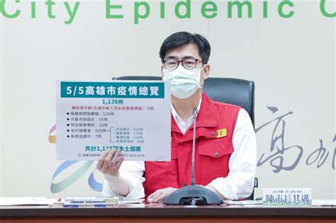 高雄單日確診首度破千 陳其邁：疫情緩步上升仍要努力控制 新聞 Rti 中央廣播電臺