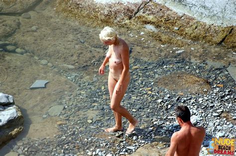 Blonde MILF Caught Totally Naked On The Beach Porn Pictures XXX Photos Sex Images