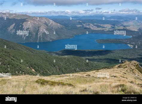 Lake Rotoiti And Mountains And General Landscape In Nelson Lakes