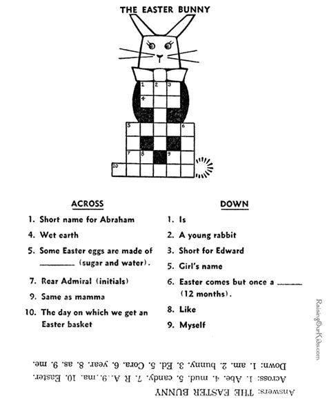 Free crossword puzzle printables 010