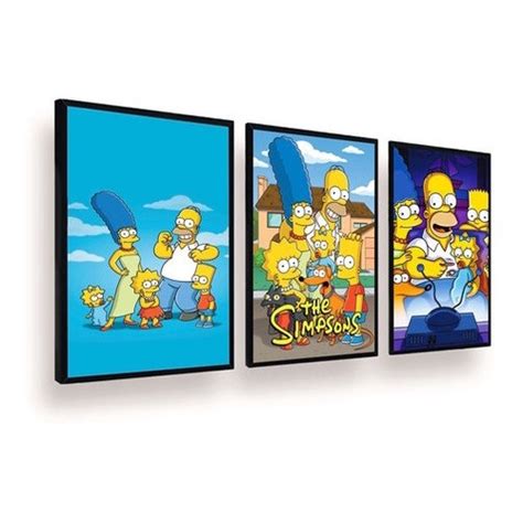 Quadro Decorativo Cole O Os Simpsons Fam Lia Simpson A No Shoptime