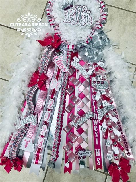 Homecoming Mum Heart Shaped Homecoming Mum Triple Homecoming Mum