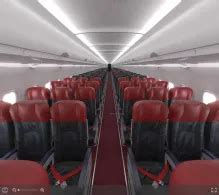 Seat map of Airbus A320 AirAsia updated 2024