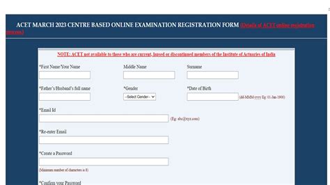 Acet Registrations Extended Check Revised Schedule Here