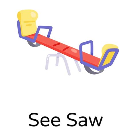 Premium Vector Premium Doodle Icon Of See Saw