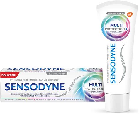 Sensodyne Dentifrice Multi Protection Blancheur Avec Fluorure Pour