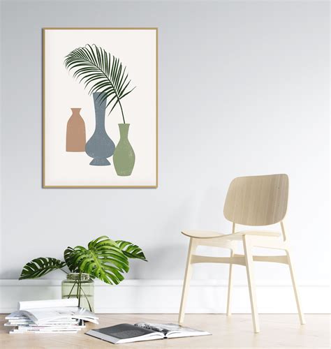 Boho Printable Art Minimalist Plant Art Botanical - Etsy