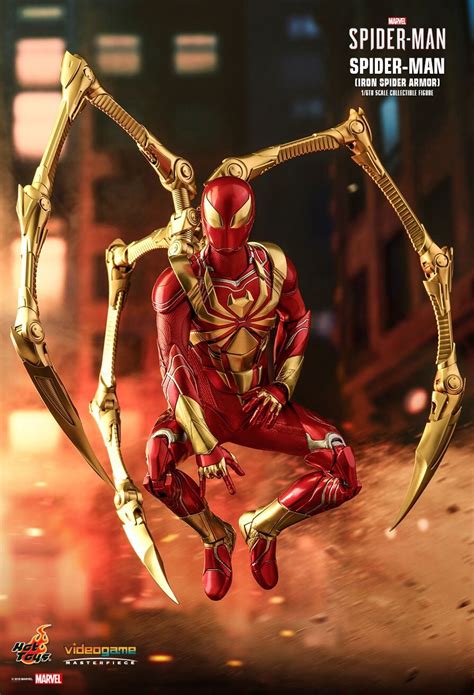 Hot Toys Spider Man Iron Spider Armor Scale Figure Vgm Infinity Beyond Action