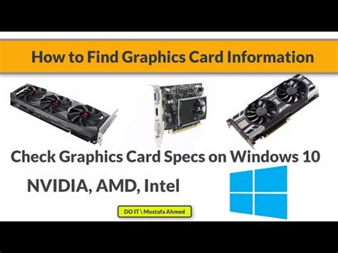 How To Find Graphics Card Information On Windows Pc Ways Youtube