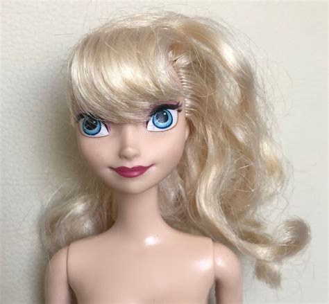 Dolls Toys Games Marked Disney Hard Plastic Body And Vinyl Head Nude Collectible Barbie Doll