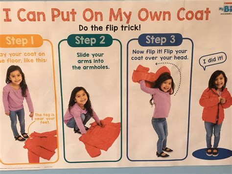 Kids Are Special The Coat Flip Trick To Teach Children To Put On A