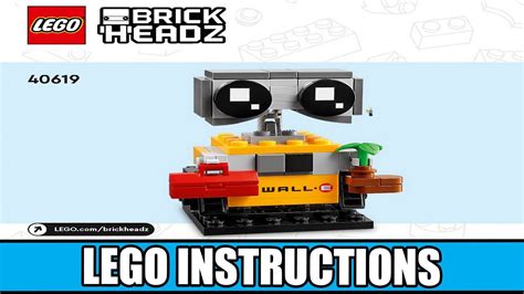 Lego Instructions Brickheadz Eve Wall E Wall E Youtube