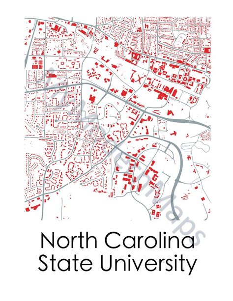 Nc State Campus Map Pdf - United States Map