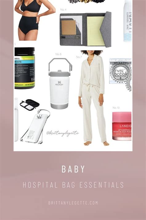 Hospital Bag Must Haves Downloadable Checklist Artofit