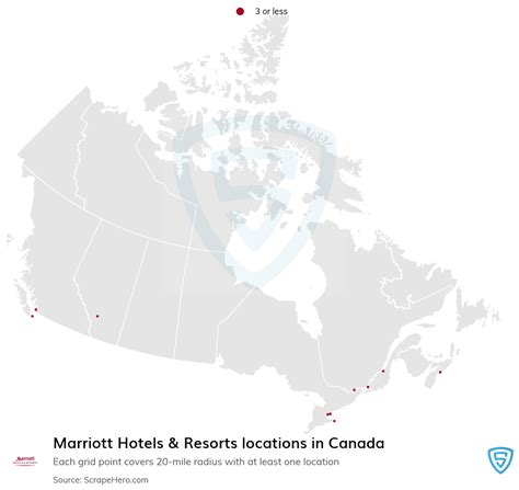 List of all Marriott Hotels & Resorts locations in Canada - ScrapeHero ...