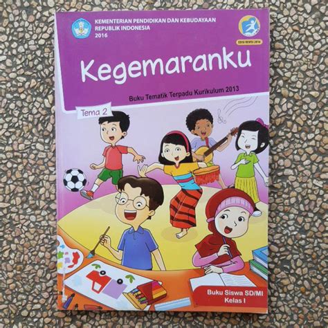 Jual Buku Paket Tematik Sd Kelas 1 Tema 1234567 Revisi Kurikulum