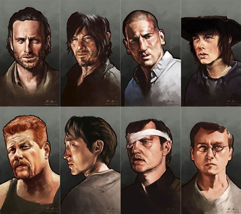 The Walking Dead Heroes And Villains By Mimmuart On Deviantart