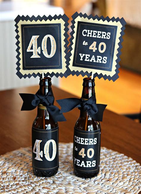 40TH BIRTHDAY DECORATIONS 40th Party Centerpiece Table - Etsy Canada