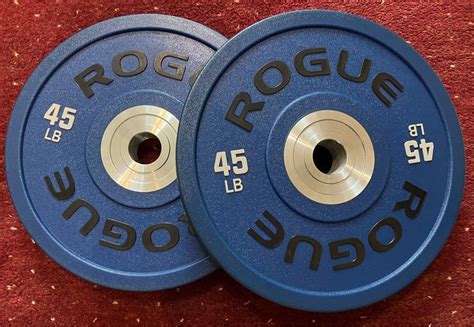 Rogue Urethane Bumper Plates Sports Equipment Exercise Fitness