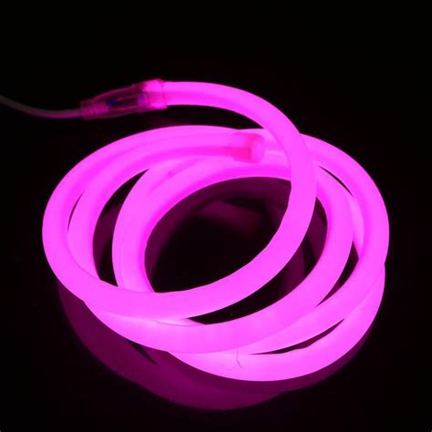 Mangueira Fita Led Neon Flexivel Luz Rosa W Por Metro V Ip