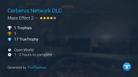 Cerberus Network Trophies In Mass Effect 2