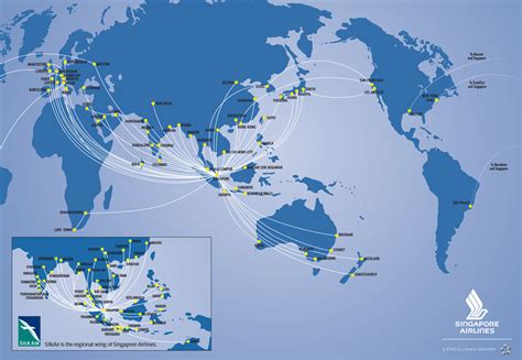 Singapore Airlines Route Map 2024 - tori sharyl