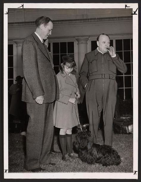 Winston Churchill And Fdr S Scottish Terrier At The Arcadia Conference