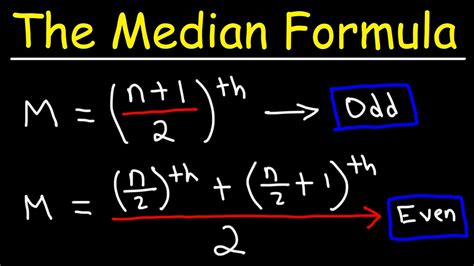 How To Calculate The Median Using A Formula Statistics YouTube