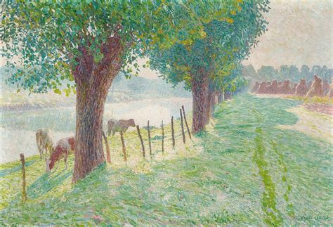 End of August Painting by Emile Claus