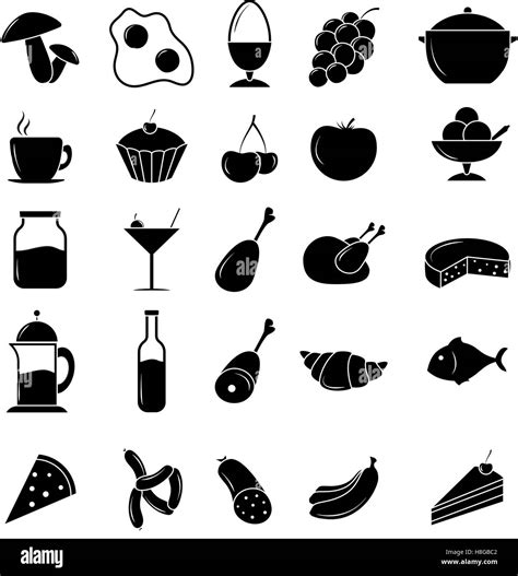 Vector Illustration Food Icon Set Vector Illustration Eps 10 Stock Vector Image And Art Alamy