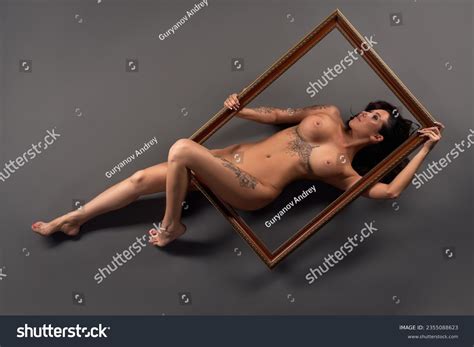 Sensual Naked Woman Lying Frame Studio Stock Photo 2355088623 Shutterstock