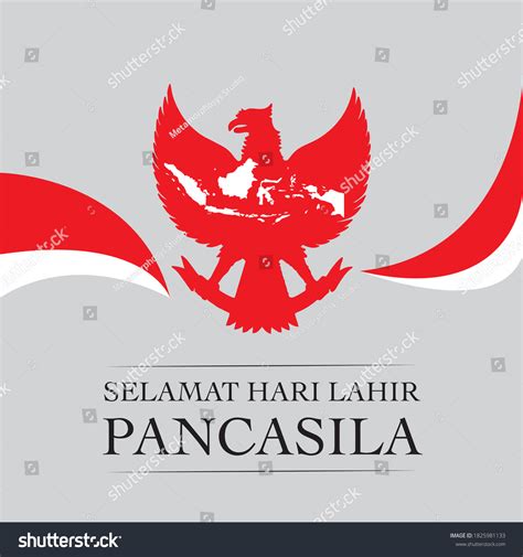 Selamat Hari Lahir Pancasila Day Birth 库存矢量图（免版税）1825981133 Shutterstock