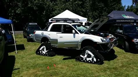 Subaru Baja on tracks | Subaru baja, Subaru, Lifted subaru