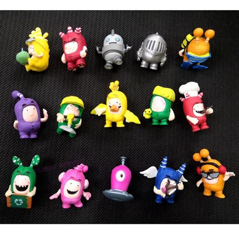 Pcs Lot Unique Cartoon Oddbods Mini Anime Figures Pogo Newt Buuble