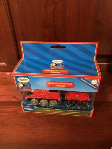 Thomas and Friends Wooden Railway Battery-Powered James 2008 NIB ...