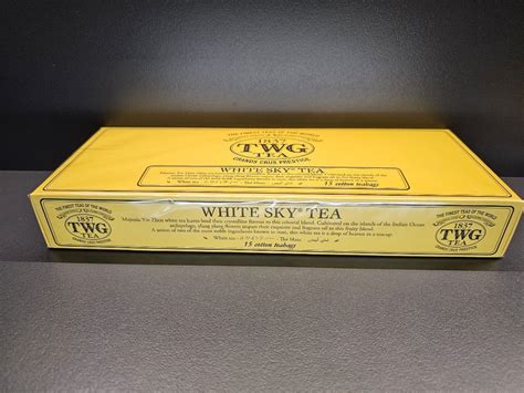 TWG Tea | Brand New TWG Tea | TWG green tea | TWG white sky Tea, Food ...