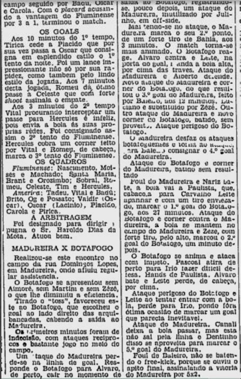 Historiador Alvinegro ᵇᶠʳ on Twitter 05 01 1938 Já sem chances de