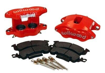 WILWOOD WIL140 11290 R Front Brake Caliper Kit D52 2 Piston Red For 68