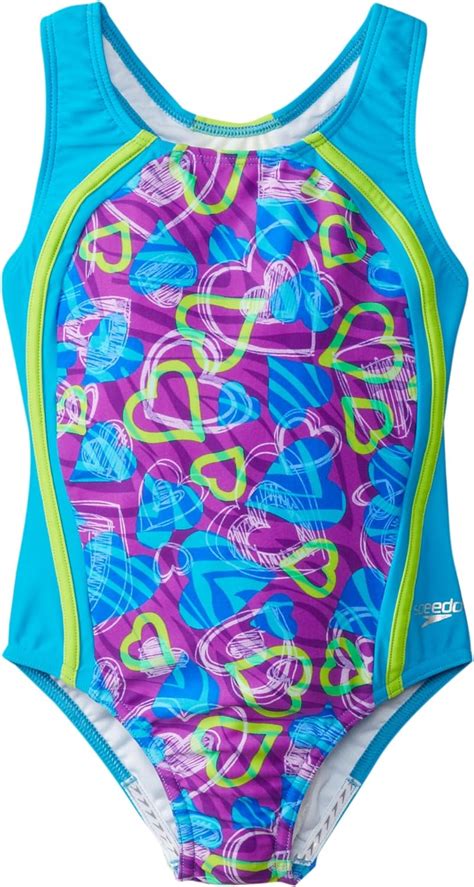 Speedo Big Girls Dynamic Love Sport Splice One Piece