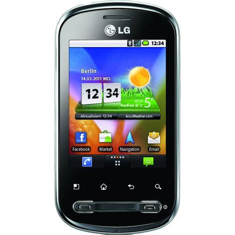 Lg Optimus Me P Smartphone Qvga Touch Display Mp Camera