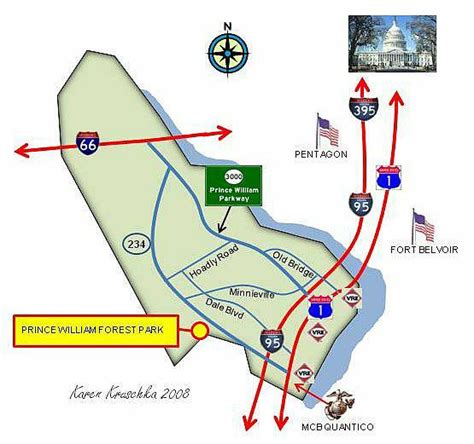 Prince William Forest Park Map - Maping Resources